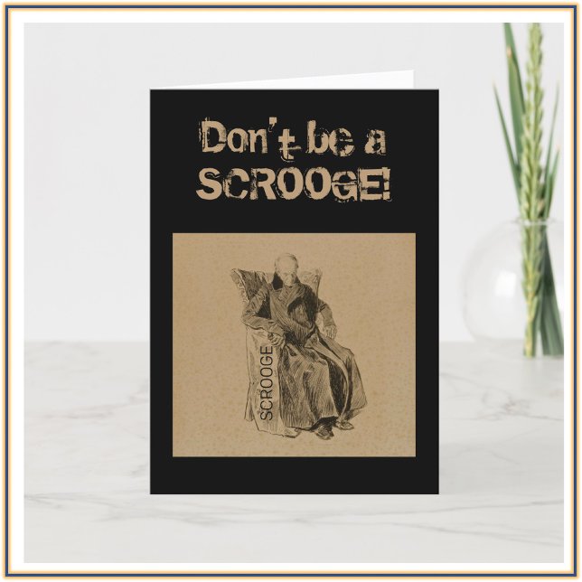 Funny Scrooge Weihnachten (https://www.zazzle.com/store/capricepetit)