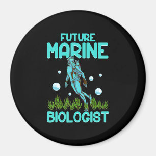 Funny Scuba Diving Gift Dive Biology Future Marine Magnet