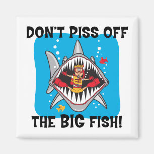 Funny SCUBA Diving Magnet