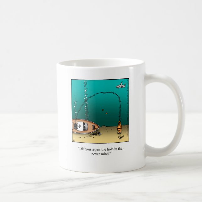 Funny Scuba Diving Spaß Tasse Geschenk (Rechts)