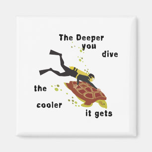 Funny SCUBA Magnet