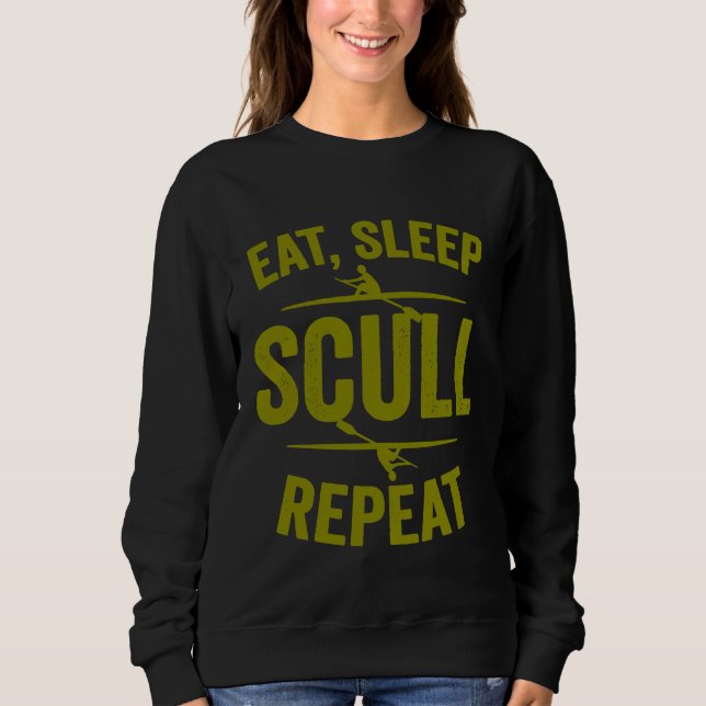 Funny Scully Ruwing Gift für Boote Kayak Crew Love Sweatshirt (Vorderseite)