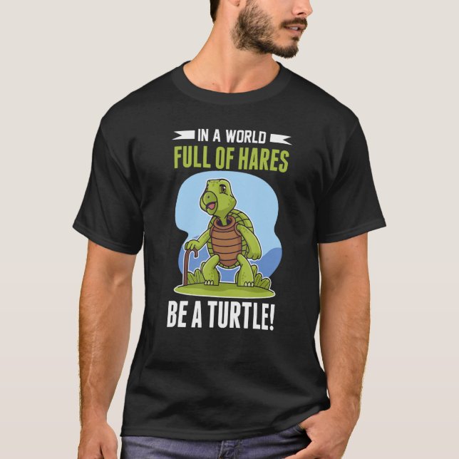 Funny Sea Turtles Tortoise Lover Zoo Animal Pet Tu T-Shirt (Vorderseite)