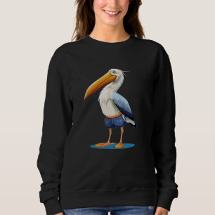 Funny Seabird in schwimmenden Trunks Kostüm für Ju Sweatshirt
