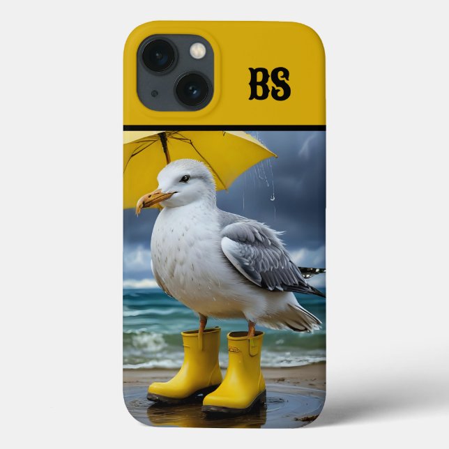 Funny Seagull in Rain Boots - Beach Spaß Case-Mate iPhone Hülle (Rückseite)