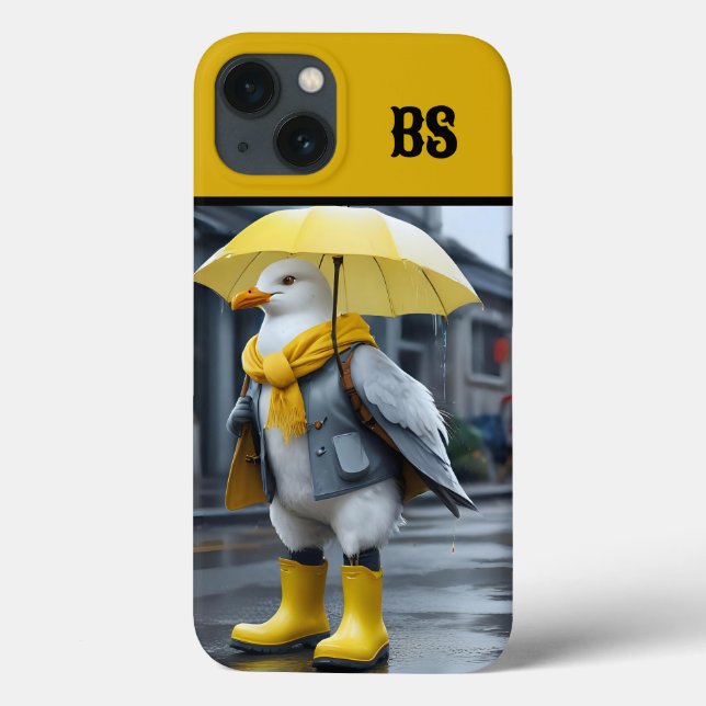 Funny Seagull in Rain Boots - Beach Spaß Case-Mate iPhone Hülle (Rückseite)