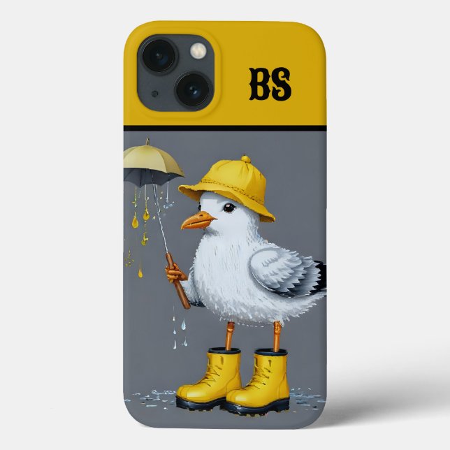 Funny Seagull in Rain Boots - Beach Spaß Case-Mate iPhone Hülle (Rückseite)