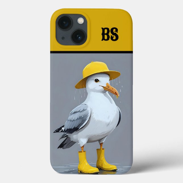 Funny Seagull in Rain Boots - Beach Spaß Case-Mate iPhone Hülle (Rückseite)
