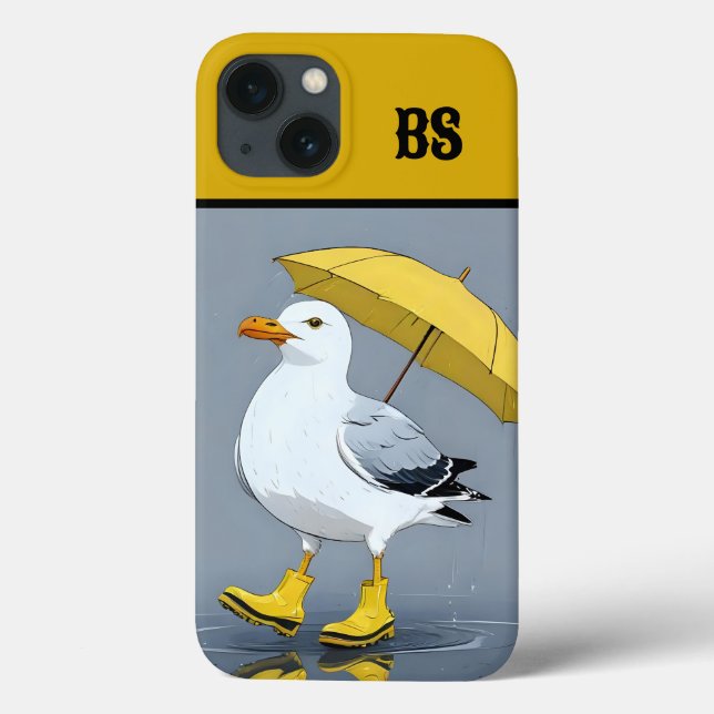 Funny Seagull in Rain Boots - Beach Spaß Case-Mate iPhone Hülle (Rückseite)
