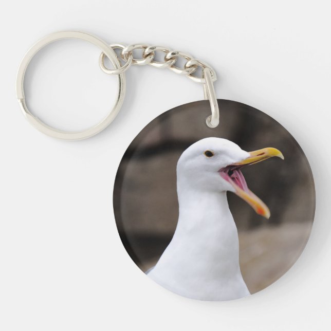FUNNY Seagull Schlüsselanhänger (Vorderseite)