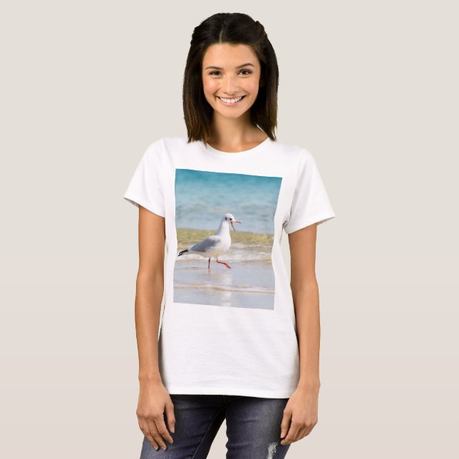 Funny Seagull T-Shirt (Vorne ganz)
