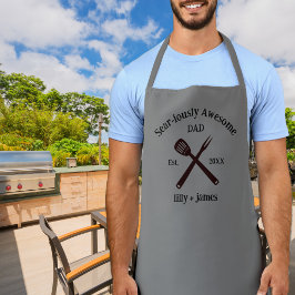 Funny Sear-ious Phantastischer Vater mit Jahr und  Schürze