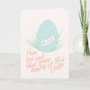 Funny Searching für Mr Right Oaster Card Karte