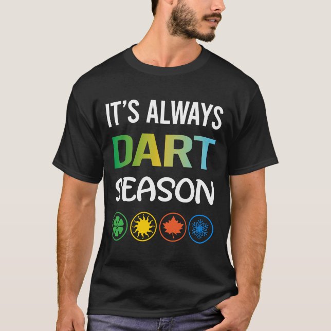 Funny Season Darts T-Shirt (Vorderseite)