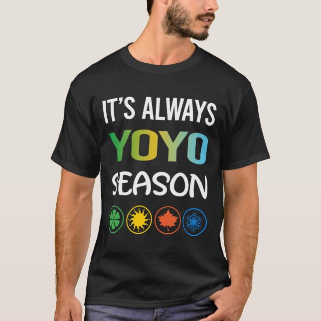Funny Season YoYo Yo-Yo Yo YoYoing T-Shirt (Vorderseite)