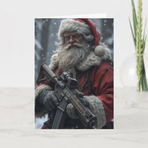 Funny Second Amendment Weihnachten Karte