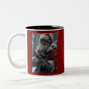 Funny Second Amendment Weihnachten Zweifarbige Tasse