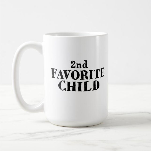 Funny second favorite child sibling son daughter  kaffeetasse (Links)