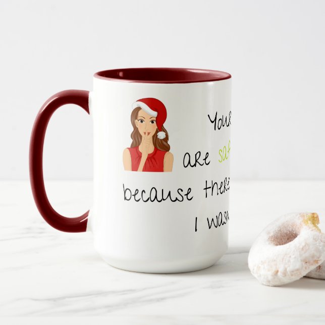 Funny Secret Santa gift - Tasse (Mit Donut)