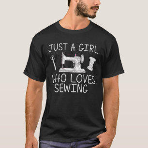 Funny Seeing for Girls Kid Quilter Seamstress Quil T-Shirt