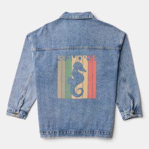 Funny Seepferd Costume Jeansjacke
