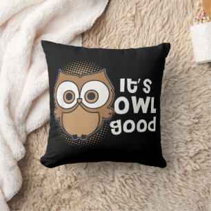 Funny seine Owl Gutes Geschenk Tierfreund Kissen