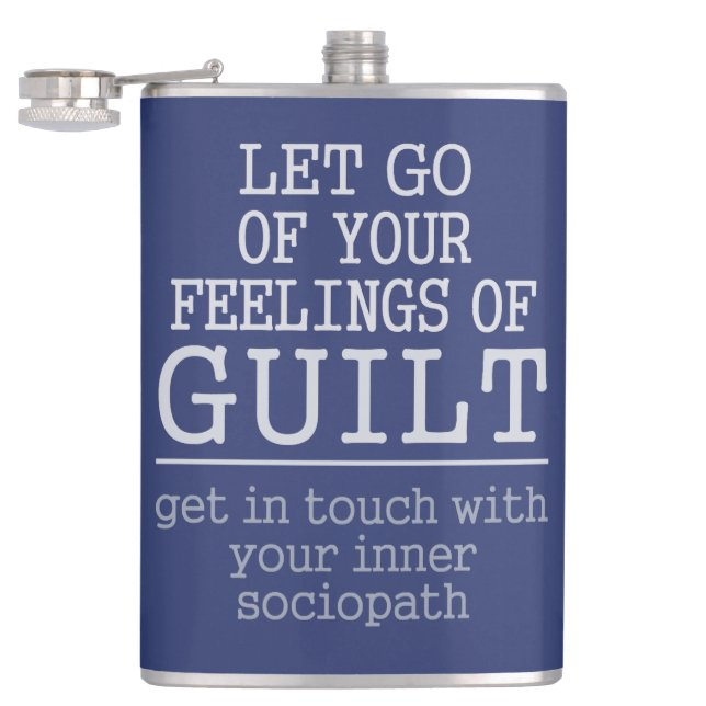 Funny Self-Knowledge-individuelle Name Flachmann (Geöffnet)