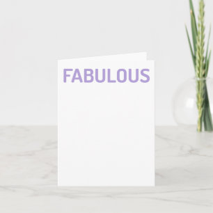 Funny Self-Liebe Zitat Fabulous Sticker Karte