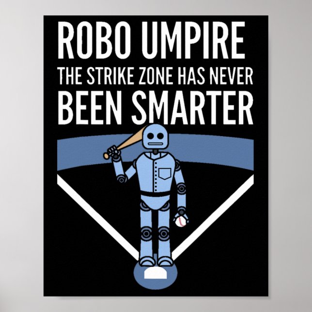 Funny Sell Robo Robot Umpire Poster (Vorne)