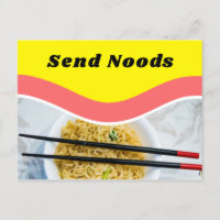 Funny Send Noods Ramen Noodles Custom Message