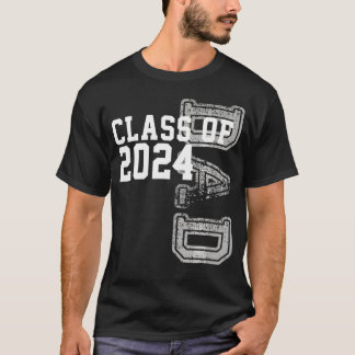 Funny Senior 2024 Class Grad Proud Vater Class of T-Shirt