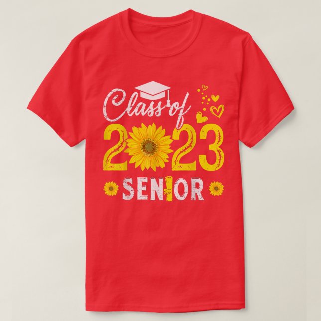 Funny Senior Abschluss Gift Class of 2023 Senior T-Shirt (Design vorne)