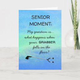 Funny Senior Add Name Age Happy Birthday Card Karte