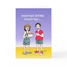 Funny Senior Birthday Card