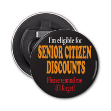 Funny Senior Citizen Discount Design