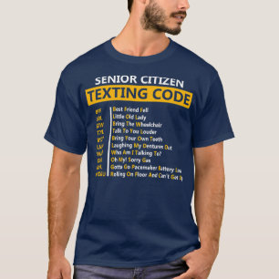 Funny Senior Citizen's Sims Code Design Geschenk T-Shirt