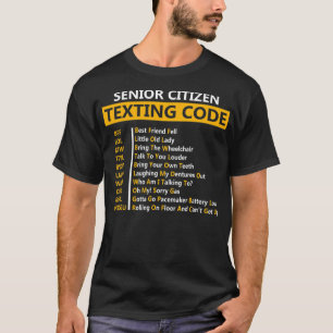 Funny Senior Citizen's Sims Code Design Geschenk T-Shirt