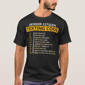 Funny Senior Citizen's Sims Code Vathers Day T-Shirt