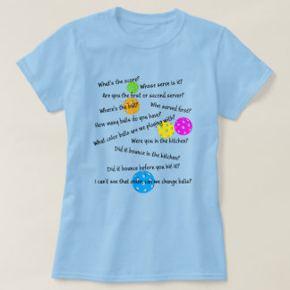 Funny Senior Pickleball Chaos Tote Bag T-Shirt