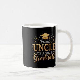 Funny Senior Proud Onkel von einer Cl of 2025 Grad Kaffeetasse