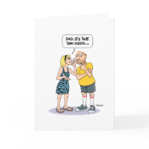 Funny Senior Vater Birthday Card