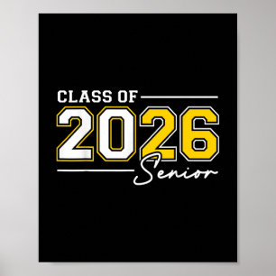 Funny Senior Year 2026 Abschluss Class of 2026 SE Poster
