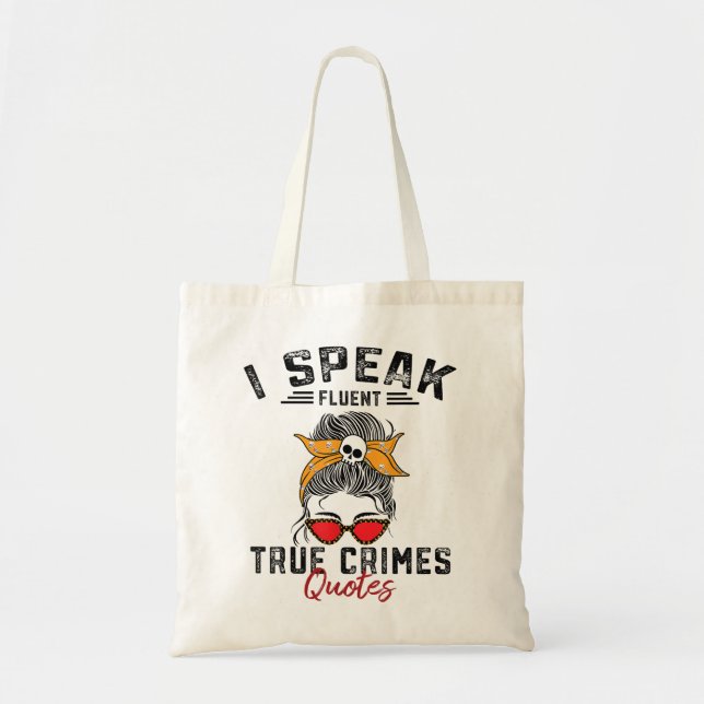 Funny Serial Killer True Crime Junkie Murder Myste Tragetasche (Vorne)