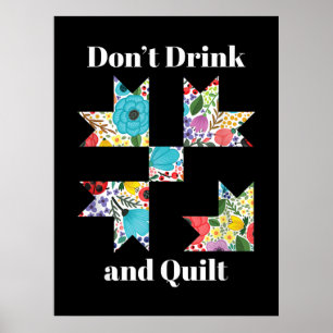 Funny Sewing Quilly Liebhaber Poster