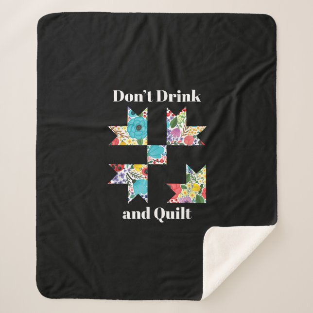 Funny Sewing Quilly Liebhaber Sherpadecke (Vorderseite)