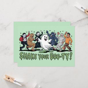 Funny Shake dein Boo-ty Vampire Mummy Ghost Einladung