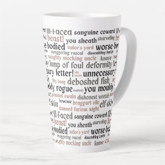 Funny Shakespeare Insult Klassische Literatur Milchtasse