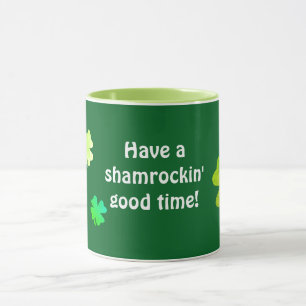 Funny Shamrocky St. Patrick Tasse