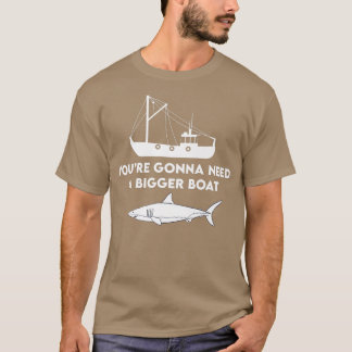 Funny Shark Design For Boat Owner Love Sharks T-Shirt
