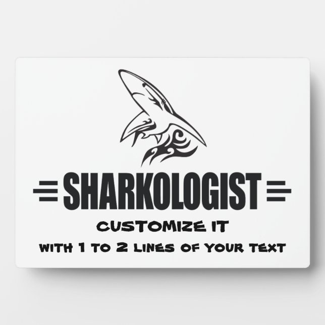 Funny Shark Fotoplatte (Vorderseite)